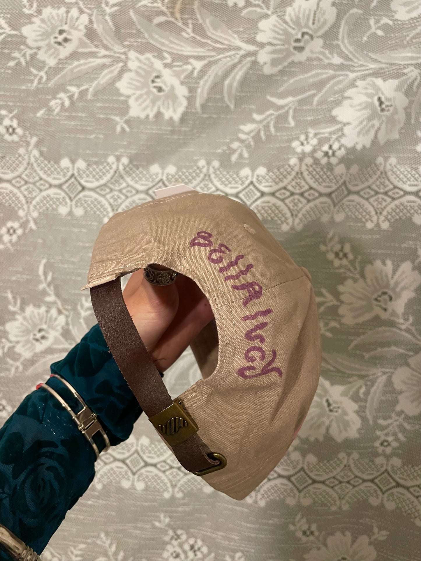 Springtime Suede Flat Brim