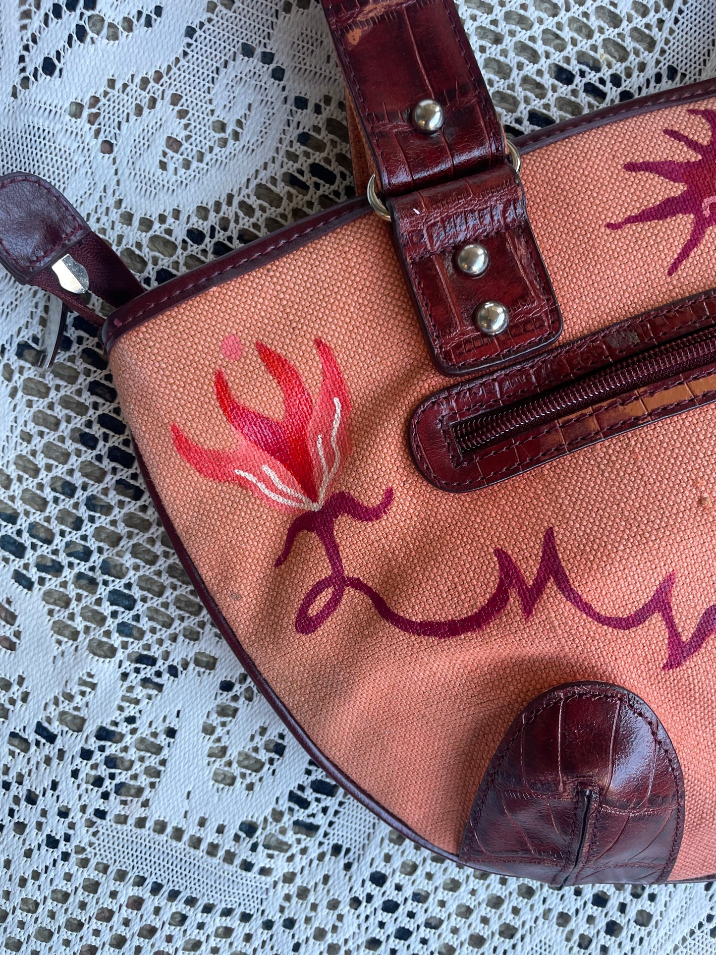 Sacred Heart Studded Purse