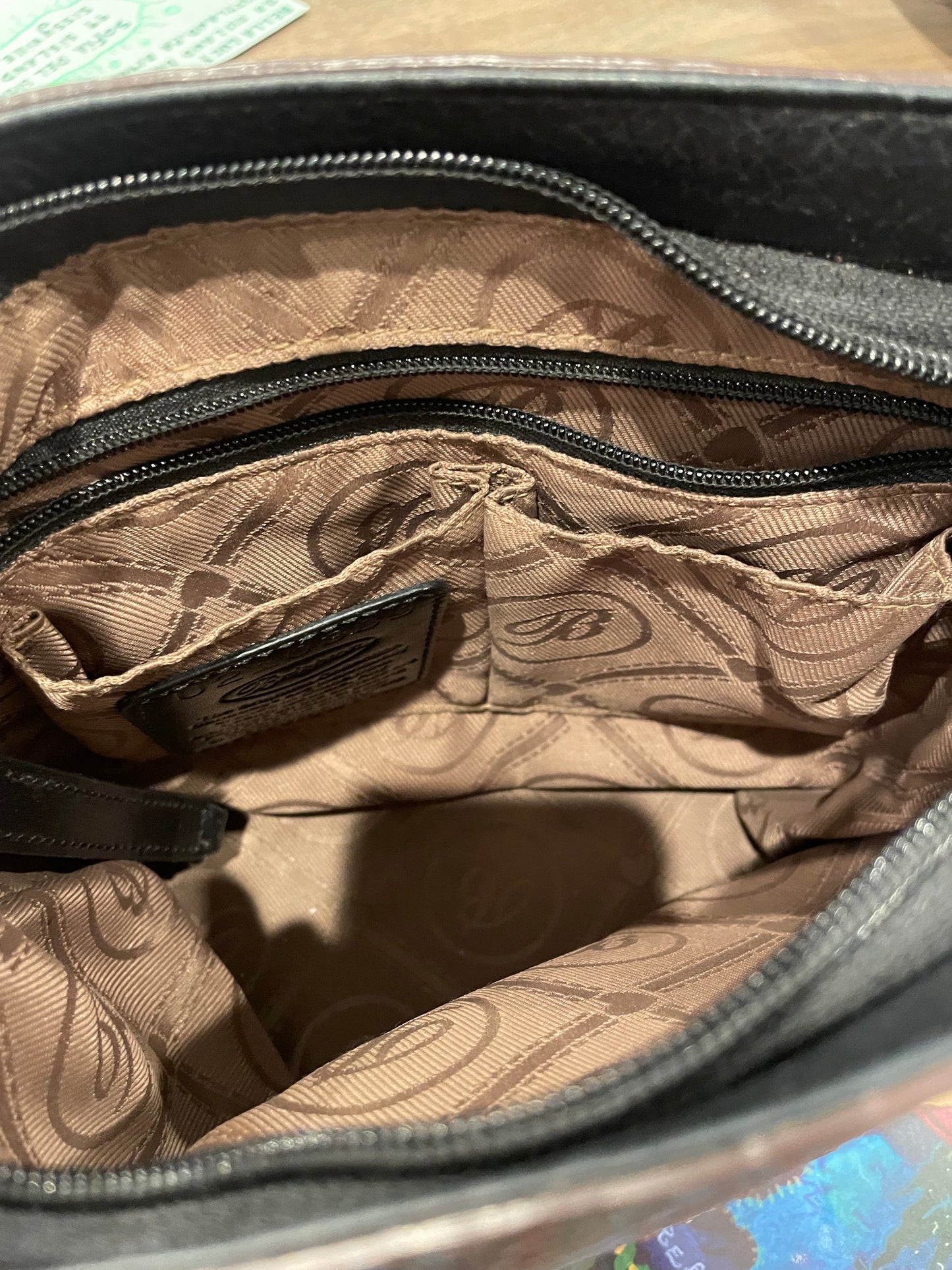 Ladiez & Da Moon Leather Purse - 16 POCKETS!!!!!