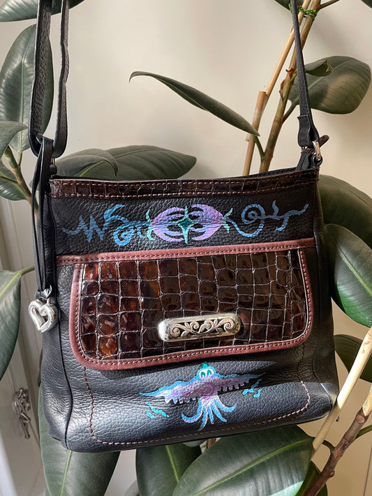 Ladiez & Da Moon Leather Purse - 16 POCKETS!!!!!