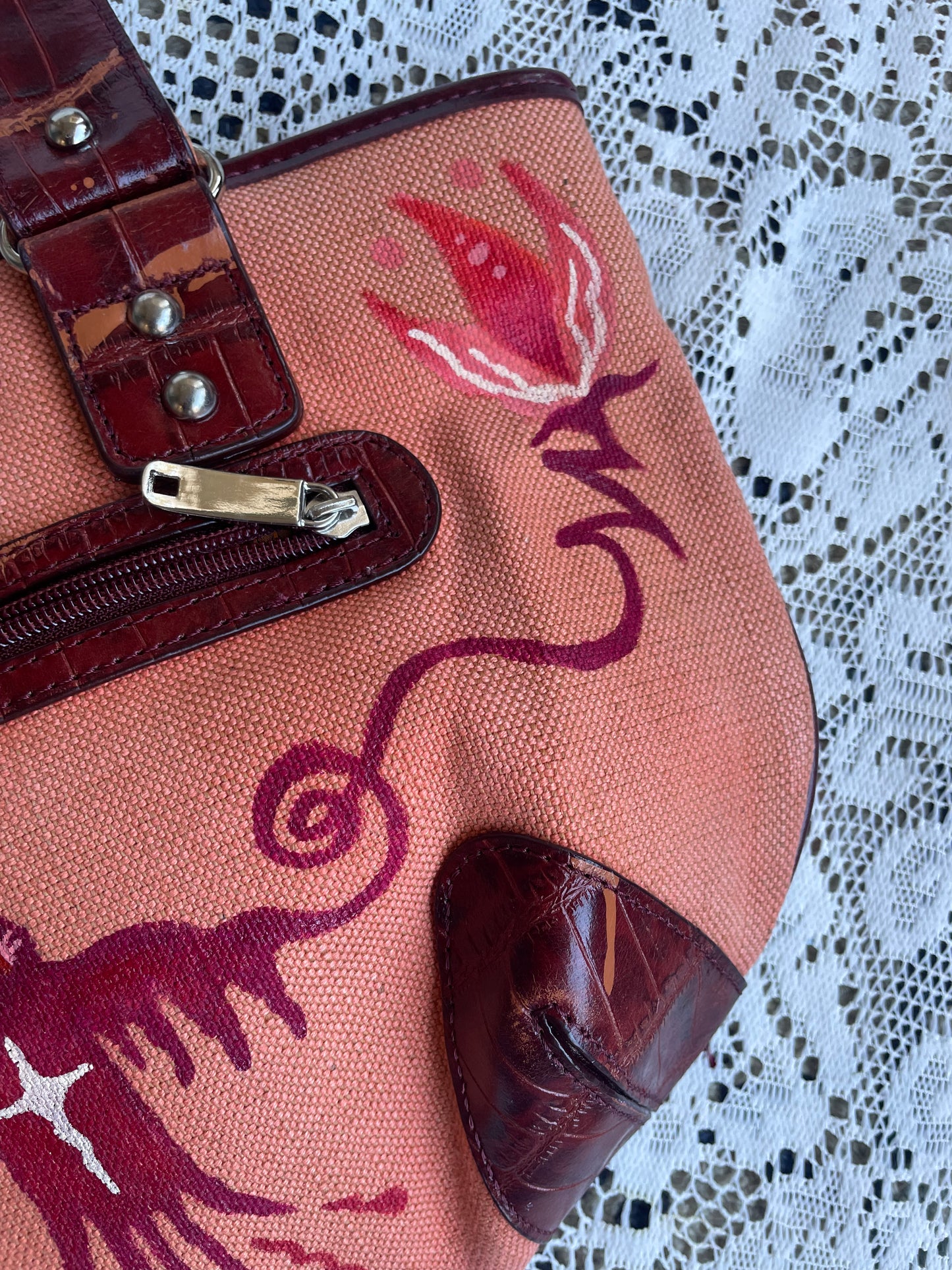 Sacred Heart Studded Purse