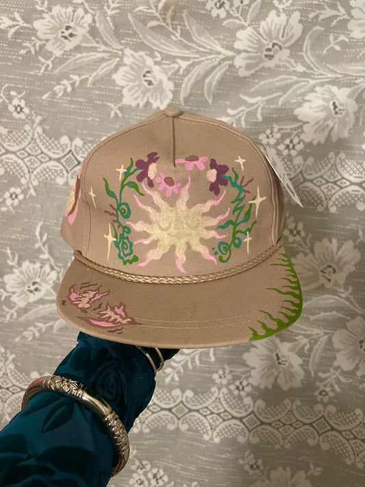 Springtime Suede Flat Brim