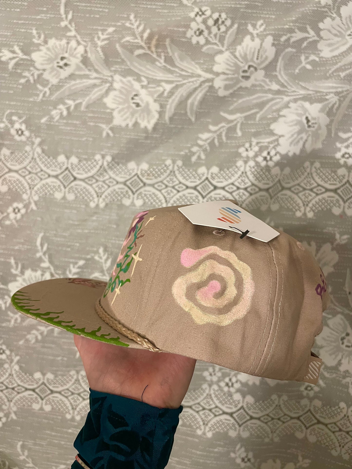 Springtime Suede Flat Brim