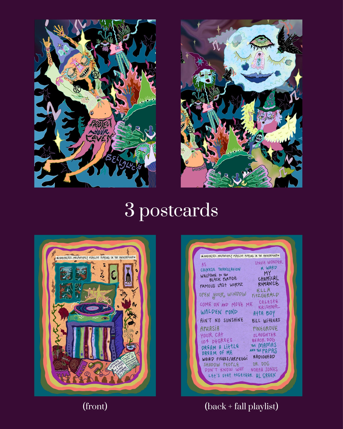 spo0o0oky SZN art pack: postcards, stickers, & more!