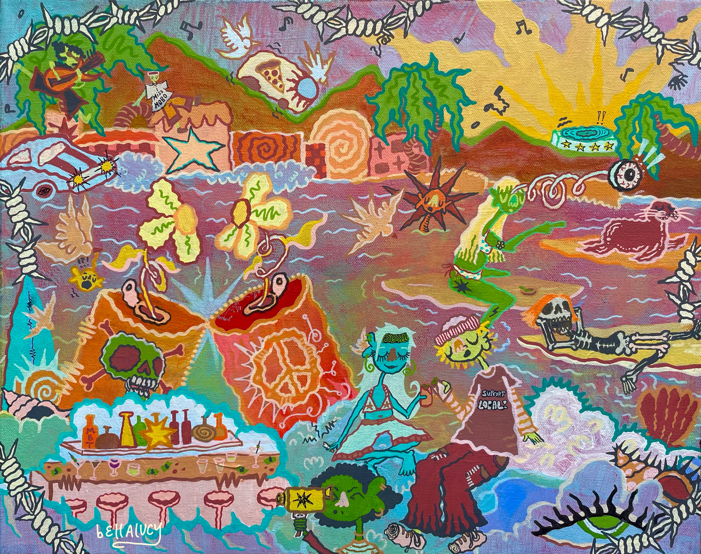 “Beach Party” Print