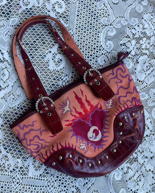 Sacred Heart Studded Purse