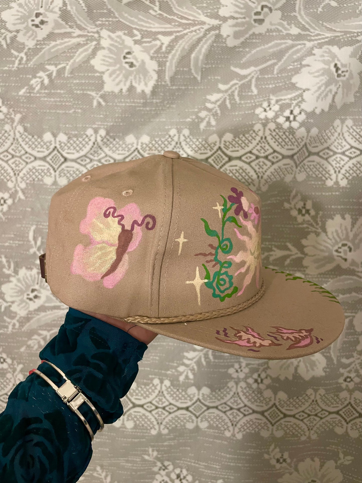 Springtime Suede Flat Brim