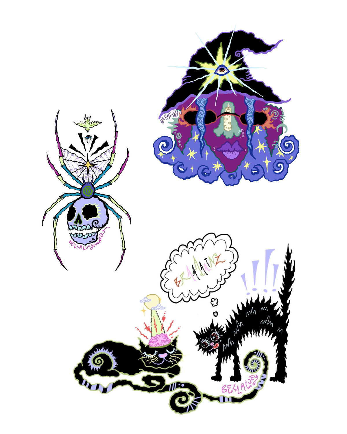 halloween sticker pack