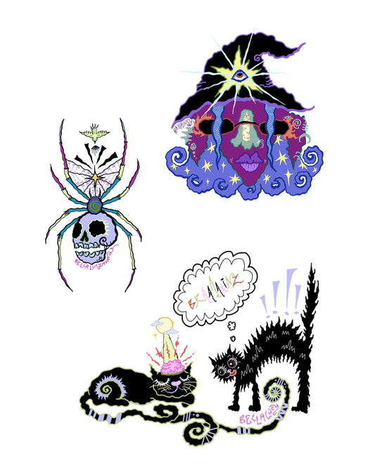 halloween sticker pack